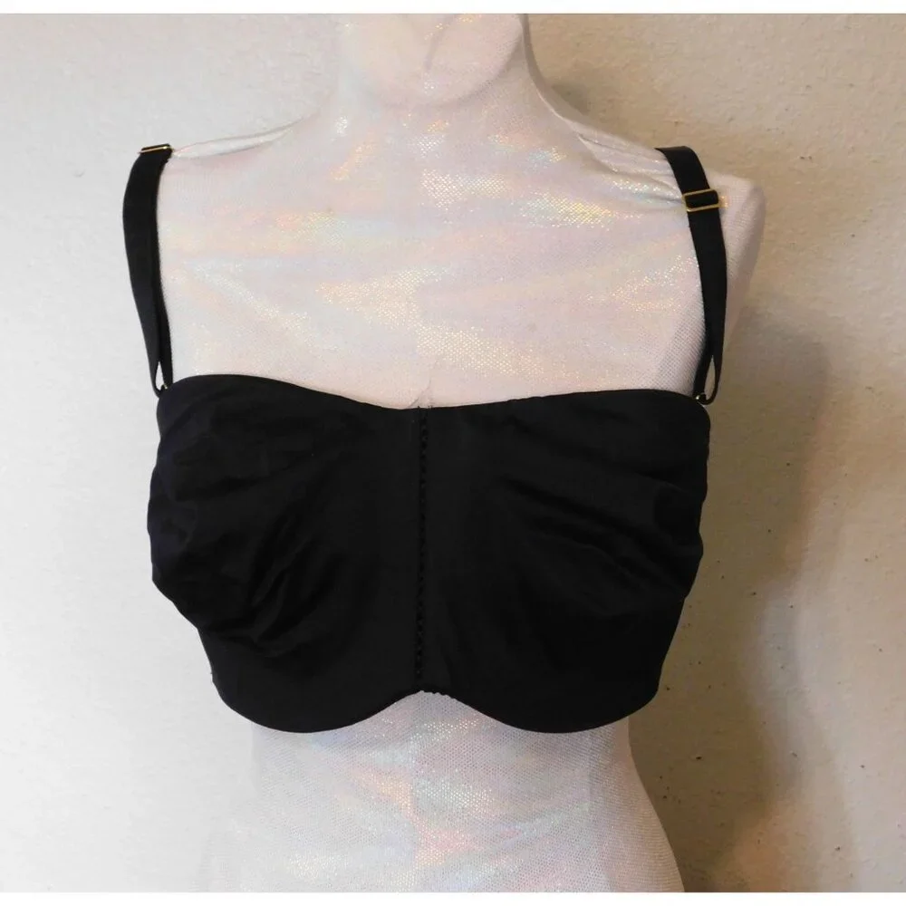 Soma Convertible Bra 38DDD Black Strapless Cross Back Adjustable Straps - Picture 4 of 8